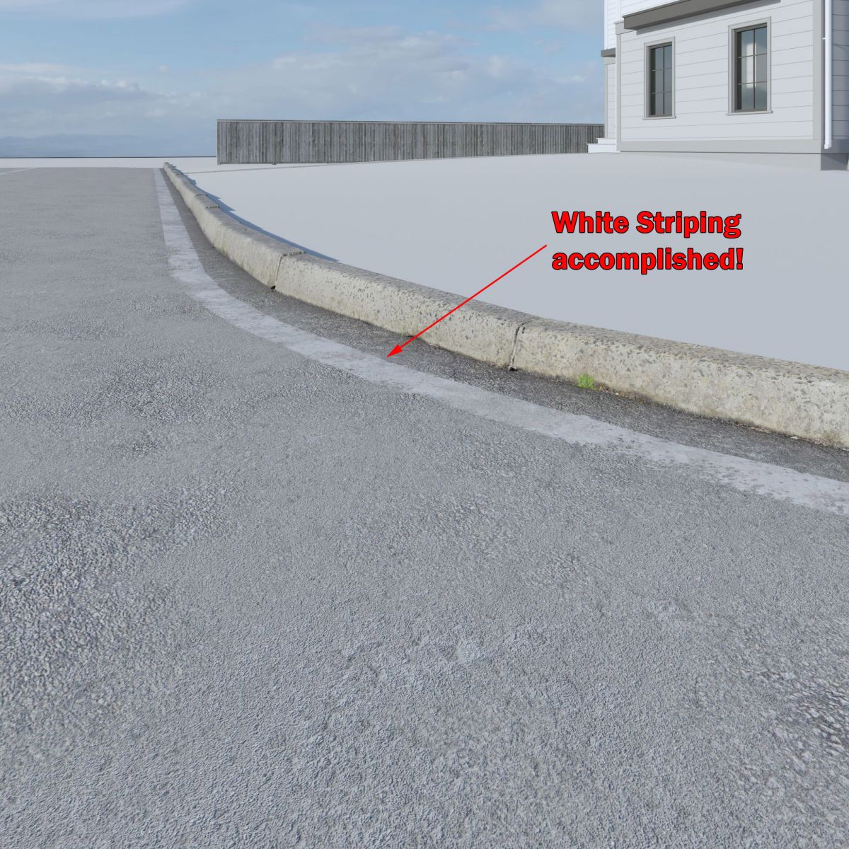 Striping Accomplished