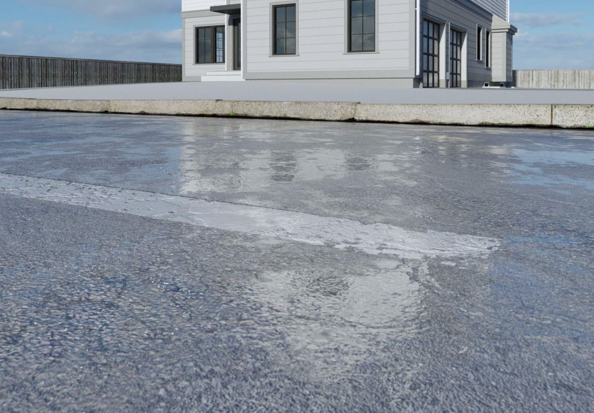 Rendering: Wet Asphalt Surface